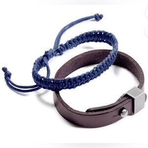 RA Rogue Accessories Leland 2-Piece Men’s Bracelets NWT